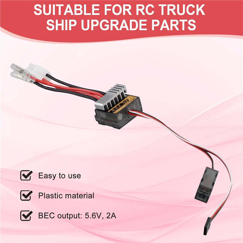 

Classy-RC 320A ESC Brushed Electric Speed Controller Brush ESC For RC Car Truck Boat