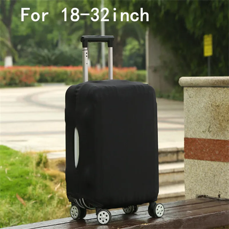 

Чехол для чемодана S/M/L/XL, черный, эластичный, защитный, для багажа, от пыли, подходит для чемоданов 18-32 дюйма