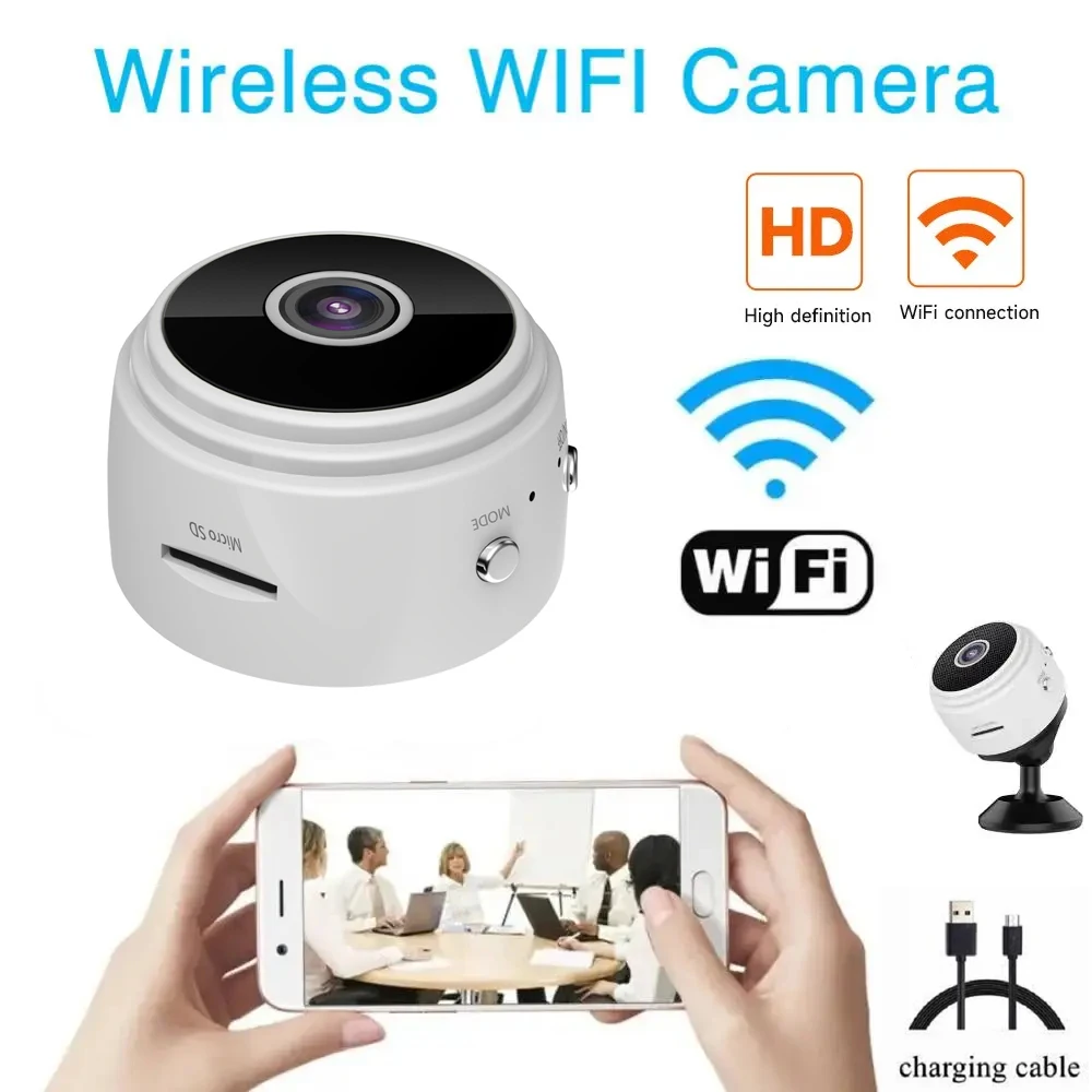 A9 WiFi Mini Camera Wireless Video Recorder Security Protection Camera Smart Home Monitoring Camera for Infants and Pets