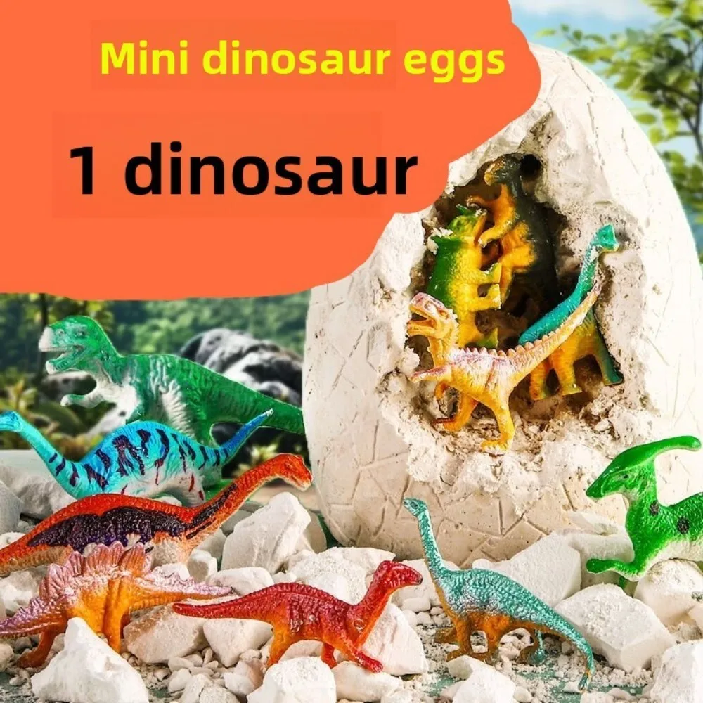 Kit de excavación de fósiles de dinosaurios que brilla en la oscuridad para niños, juego de juguetes educativos de excavación de arqueología STEM con herramientas para niños y niñas