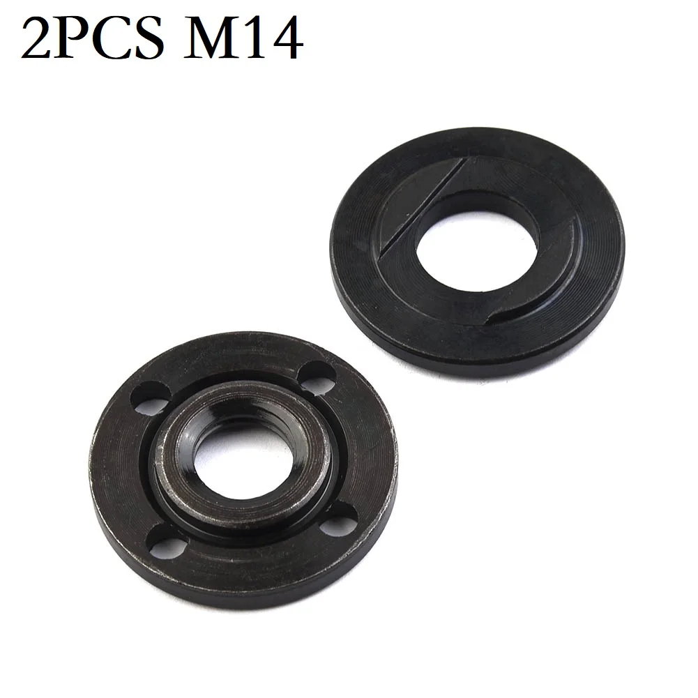 Thread Substituição para Rebarbadora Interno e Exterior Flange Nut Grupo Substituição para 14 mm do Eixo da Rosca Angle Grinder Access Pcs M14
