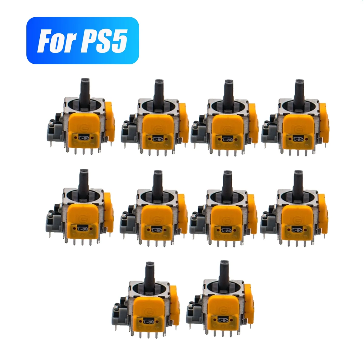 

X12A 10PCS for PS5 Joysticks Hall Electromagnetic High Precision Adjustable Joysticks