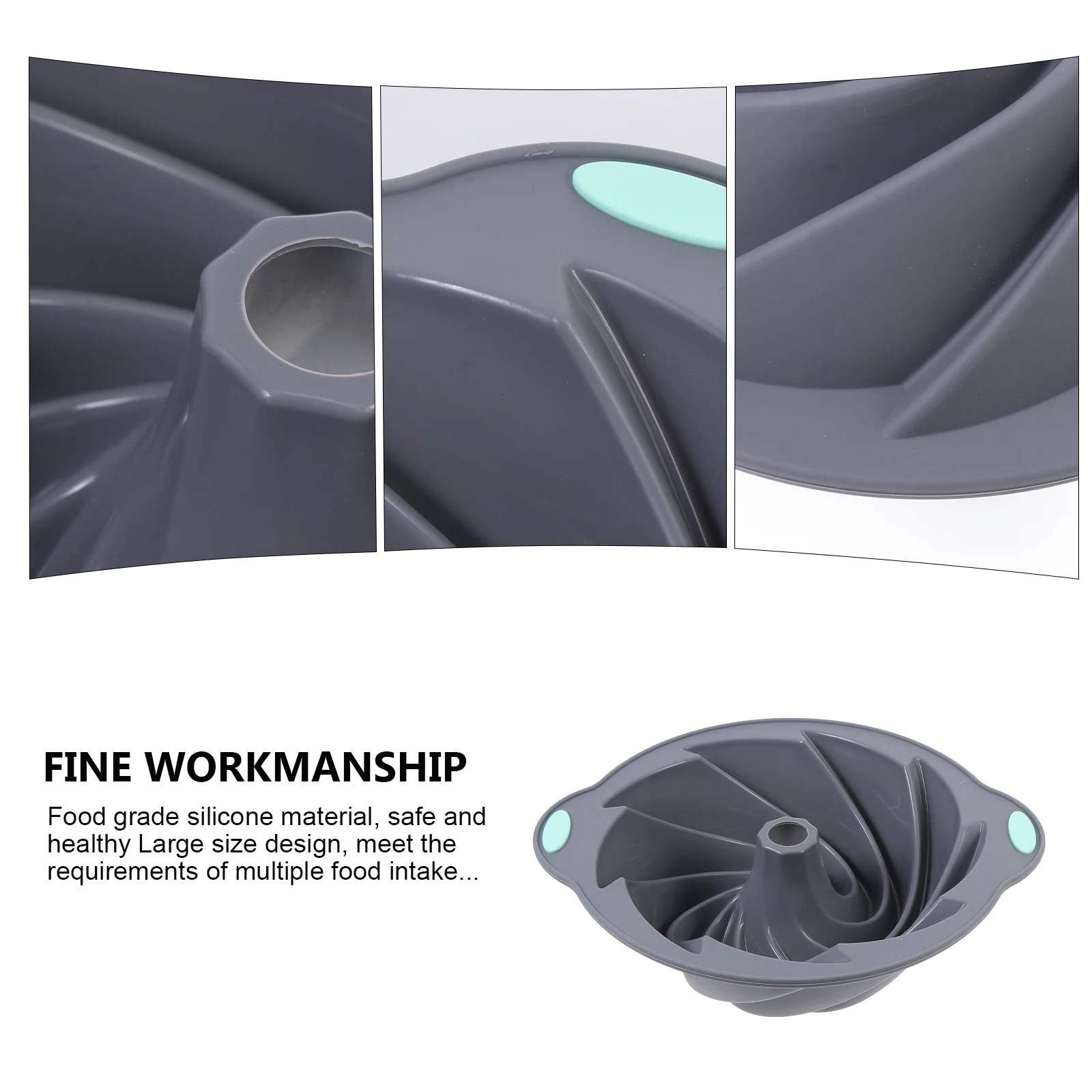 

1pc Silicone Cake Baking Diy Baking Mold Pan Microwave Safe Freezer Tray for Chiffon Dessert Making DIY Kitchen Supplies