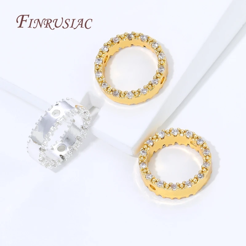 2/4/6Pcs 18K Gold Plated Brass Bead Frame,Flowers Bead Frame,Jewelry Making Supplies,DIY Necklaces&Bracelets Accessories image 6