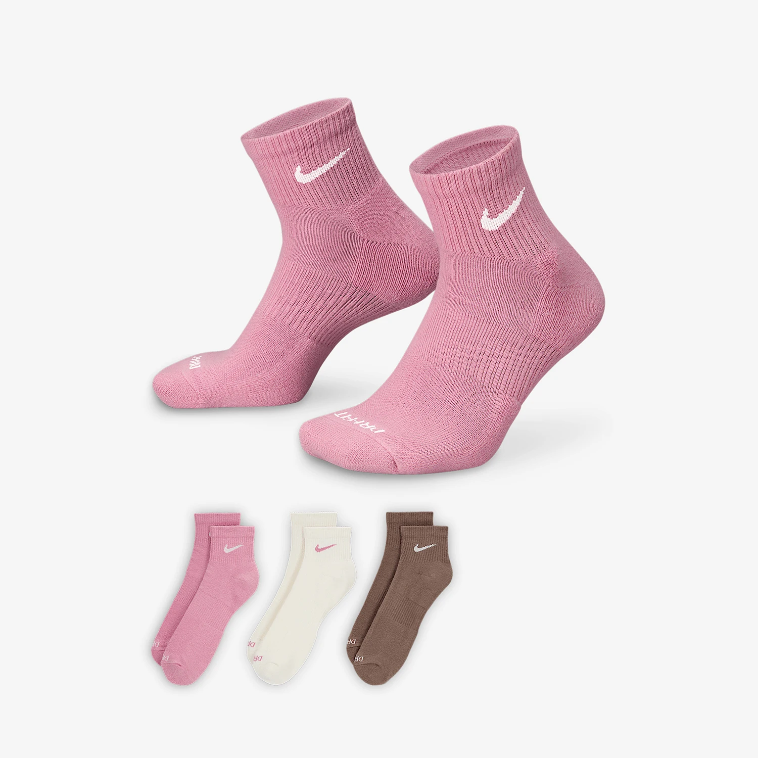 

Nike genuine New Men's and Women's Sports and Leisure Short Socks Three Pair Set SX6890-936