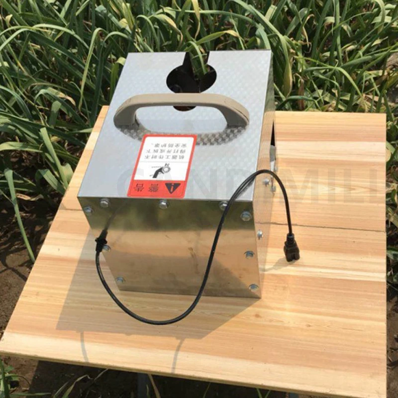 الكهربائية الطازجة آلة قطع جذر الثوم البصل الثوم الجذعية و الجذر القاطع قطع الثوم الجذعية آلة 48 فولت