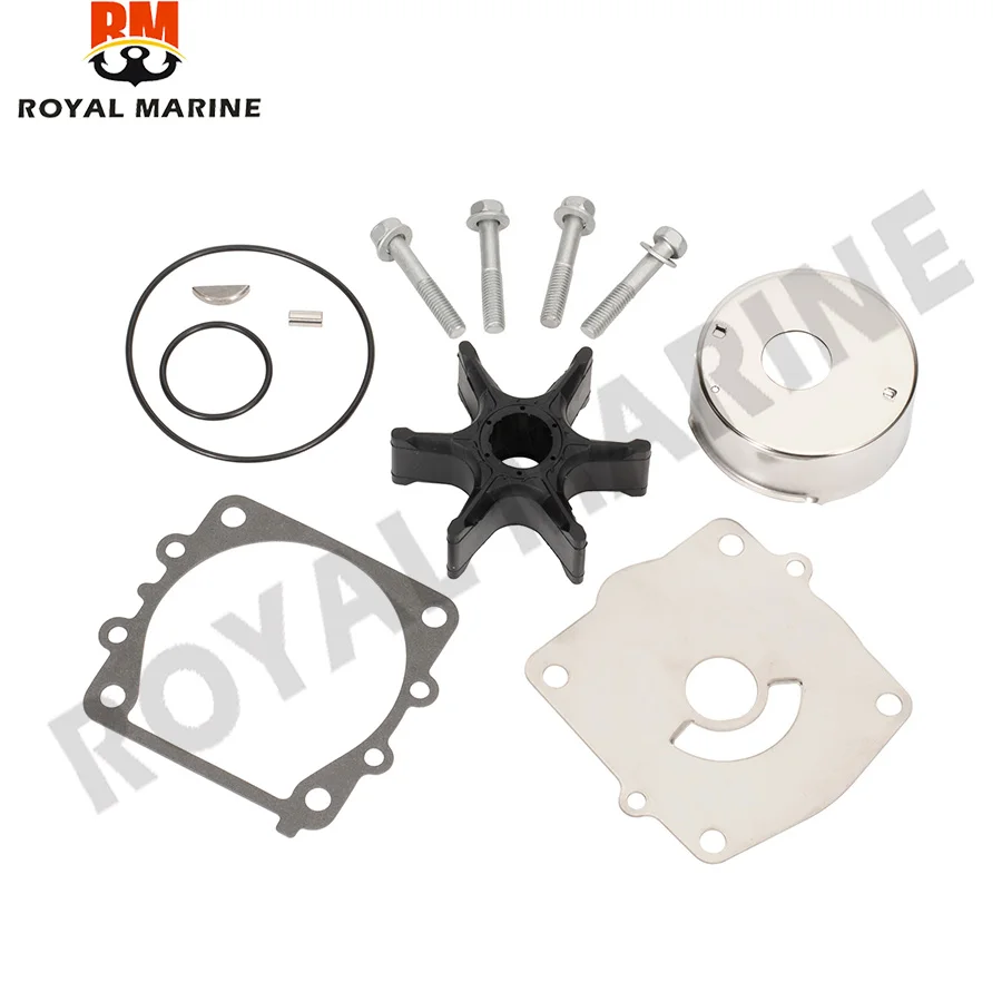 6G5-W0078 Water Pump Impeller Kit For Yamaha 2-Stroke 150 175 200 225 HP Outboard Motor 6G5-W0078-00 6G5-W0078-A1 6E5-44352