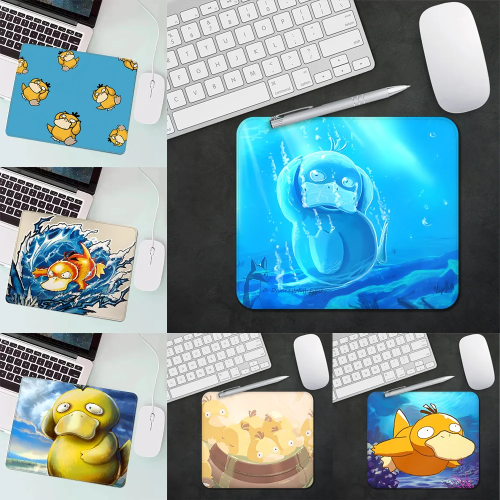 Cartoon anime Psyducks Gaming Mouse Pad XS Small Mousepad For PC Gamer Desktop Decoration Office Mouse Mat Deskmat Rug