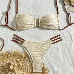 New Sexy Bikinis 2026 Swimsuits Women's Swimwear Push Up Female Beach Swim Wear Bathing Suits Brazilian Bikini Set Pool Bather