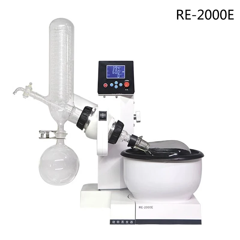 1L Rotary Evaporator RE-2000E Rotary Evaporator Vacuum Distillation Purification Crystallization