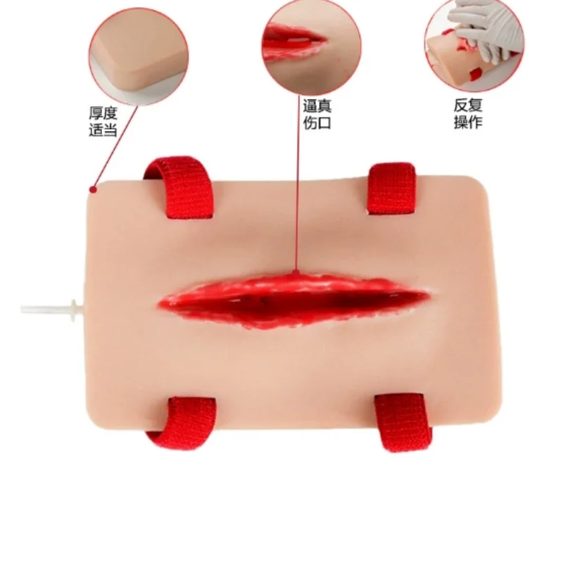 PVC Trauma Simulated Wound Practice Module for Nurse Training & Schools Featuring Hemostasis & First-Aid Practice Manikins