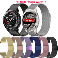 20 22MM Magnetic Loop Band For HONOR Watch GS Pro Metal Bracelet For Honor Watch GS3 Watch Band Magic Watch 2 42 46MM Wristband