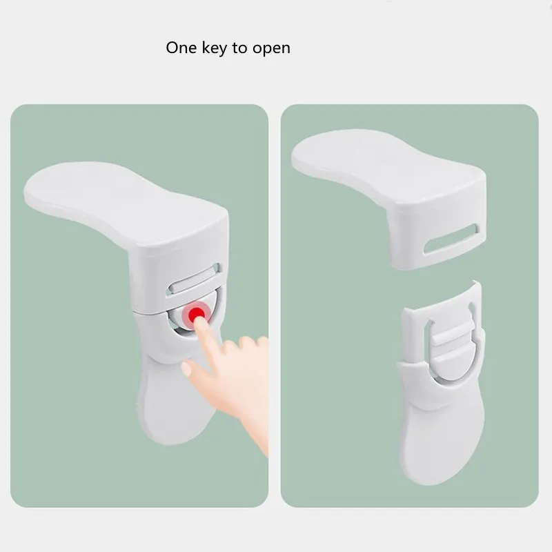 Baby Safety Drawer Lock Baby Hand Clip Resistant Cabinet Lock Child Protection Lock (For All Right Angle Drawer Locks)