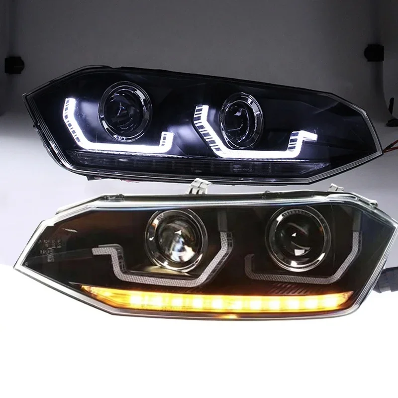 For VOLKSWAGEN Polo Mk5 Vento Cross Polo LED Head Lamp 2018-up SN