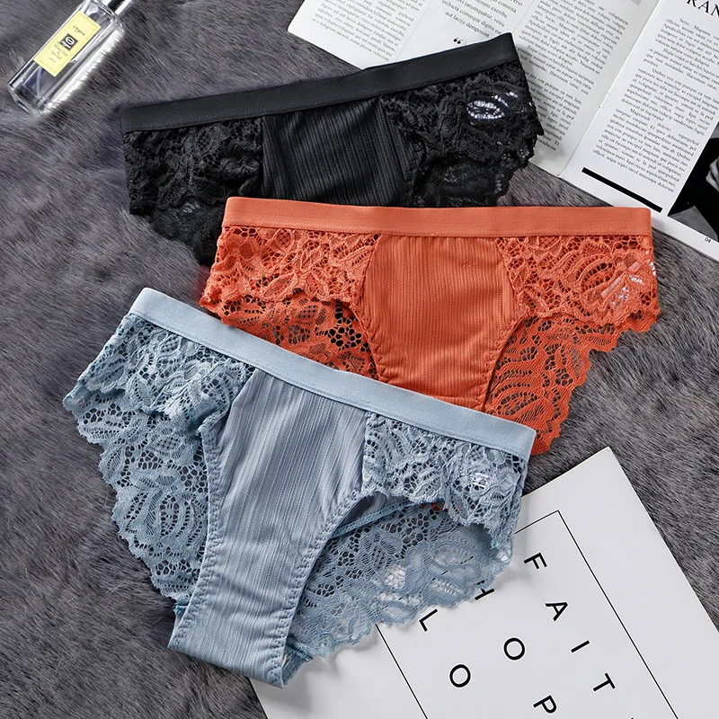 

Sexy Lace Panties for Women, Pure Desire, Low Waist, Comfortable, Girl's Triangle Panties, Tummy Control, Hip Lift, Women's Pant