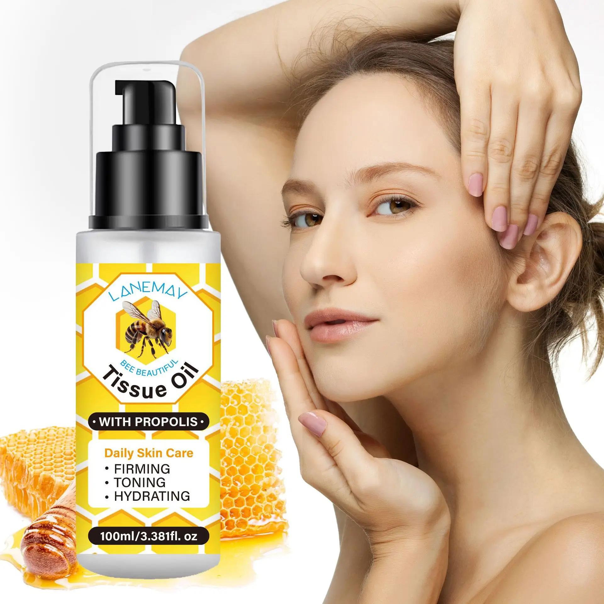 Bee Beautiful Tissue Oil with Propolis – Firming & HydratingPamper your skin with this luxurious Bee Beautiful Tissue Oil.