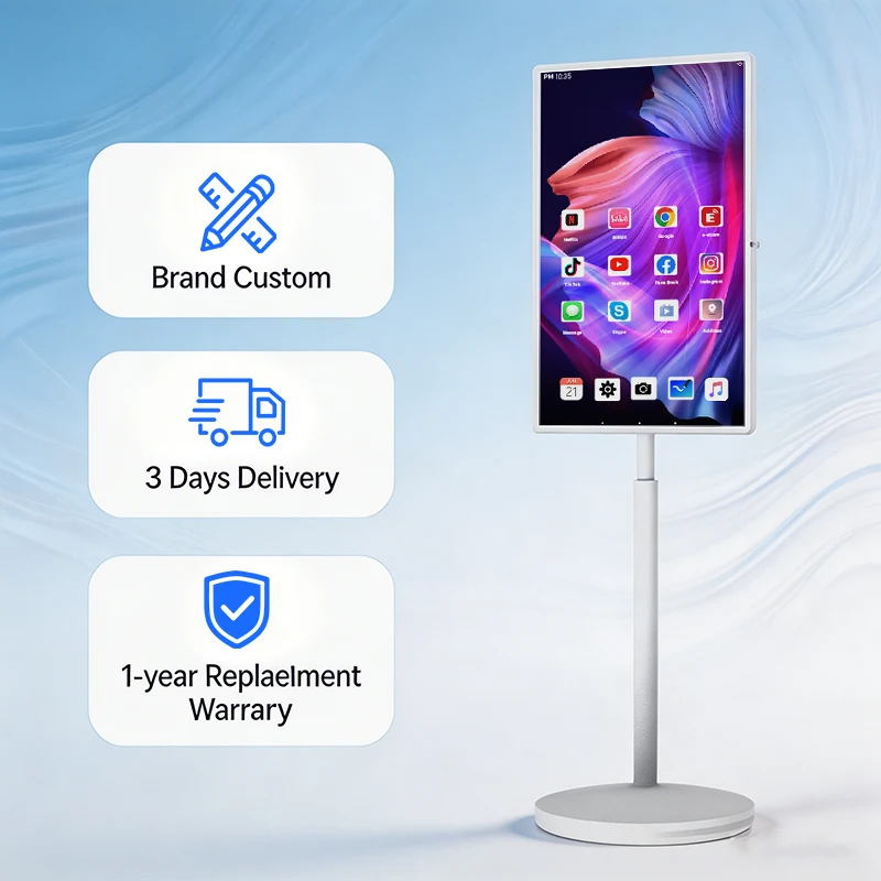 24 27 32 Inch Portable TV Wireless HD Wifi Display with Intelligent Interactive LCD Touch Screen