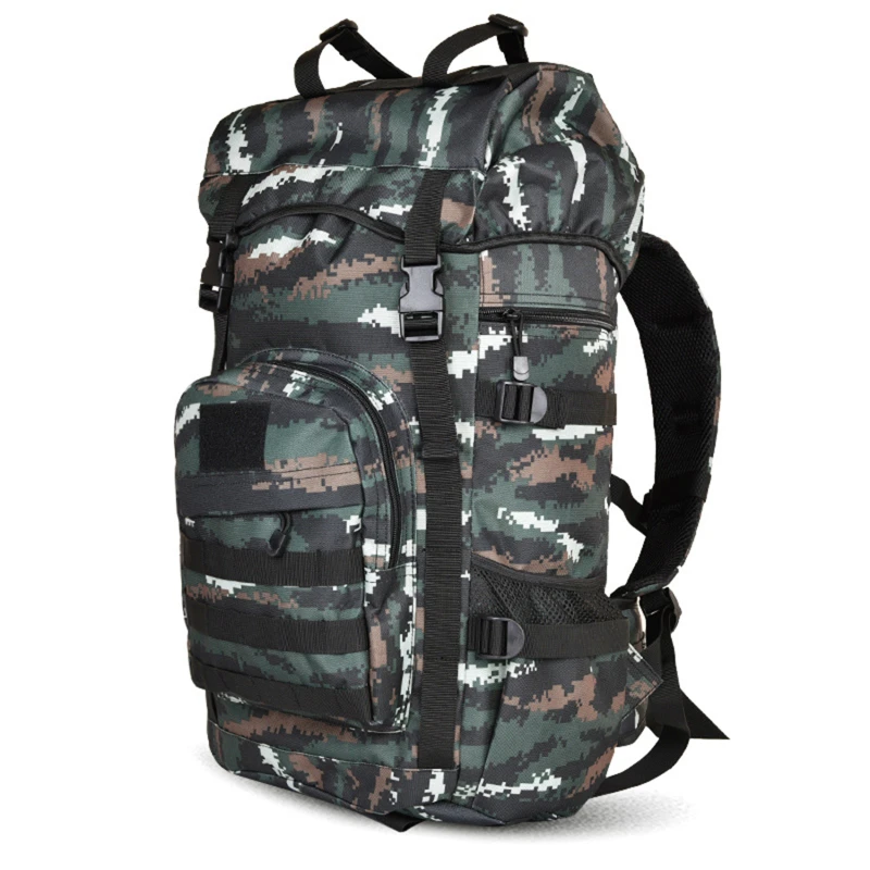 50L Military Tactics Backpack Large Capacity For Men Oxford Army Bag Climbing Hiking Travel Bag Mochila Camouflage Backpack