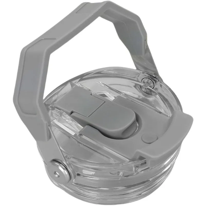 

Портативная герметичная термокружка для автомобиля на 30 унций с двойной крышкой, прозрачная, с ручкой