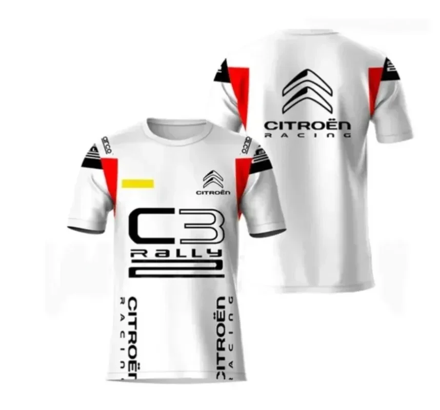 

New Rally Car Racing Team Jersey Extreme Sports Outdoor Sports Short Sleeve T Shirt Oversized Tops Quick-drying Tees Contest