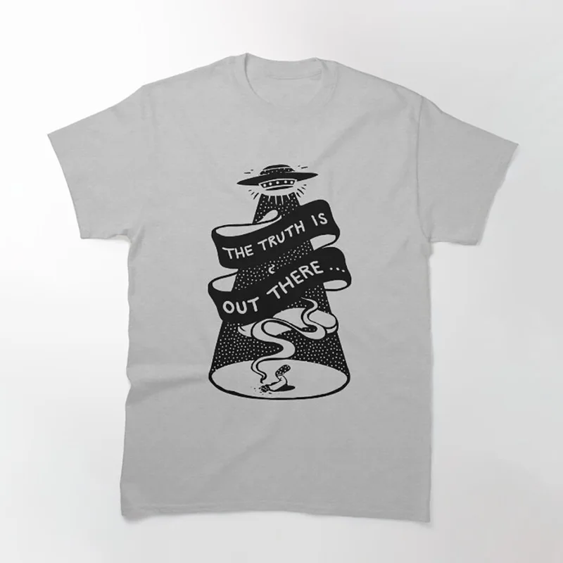 T-shirt de la série télévisée science-fiction The Truth is Out There, The X Files, 0305, vêtements graphiques rétro du film Alien, toutes tailles, du S au 6XL