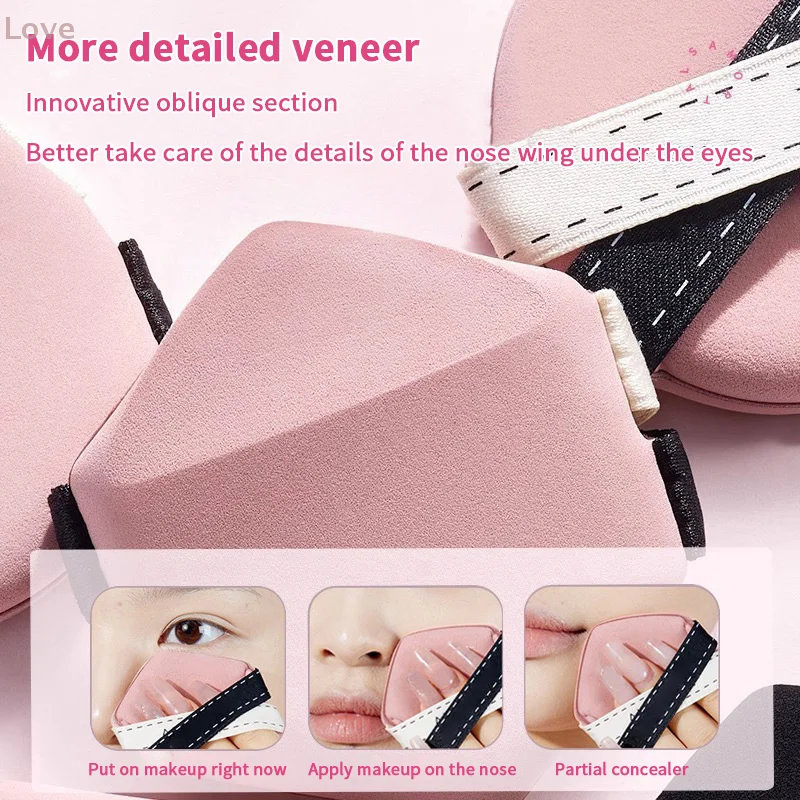 [L & P] cojín de aire de gota de agua grande de doble cinta 1 2 3 uds uso húmedo o seco cojín de aire soplo de polvo portátil multifuncional