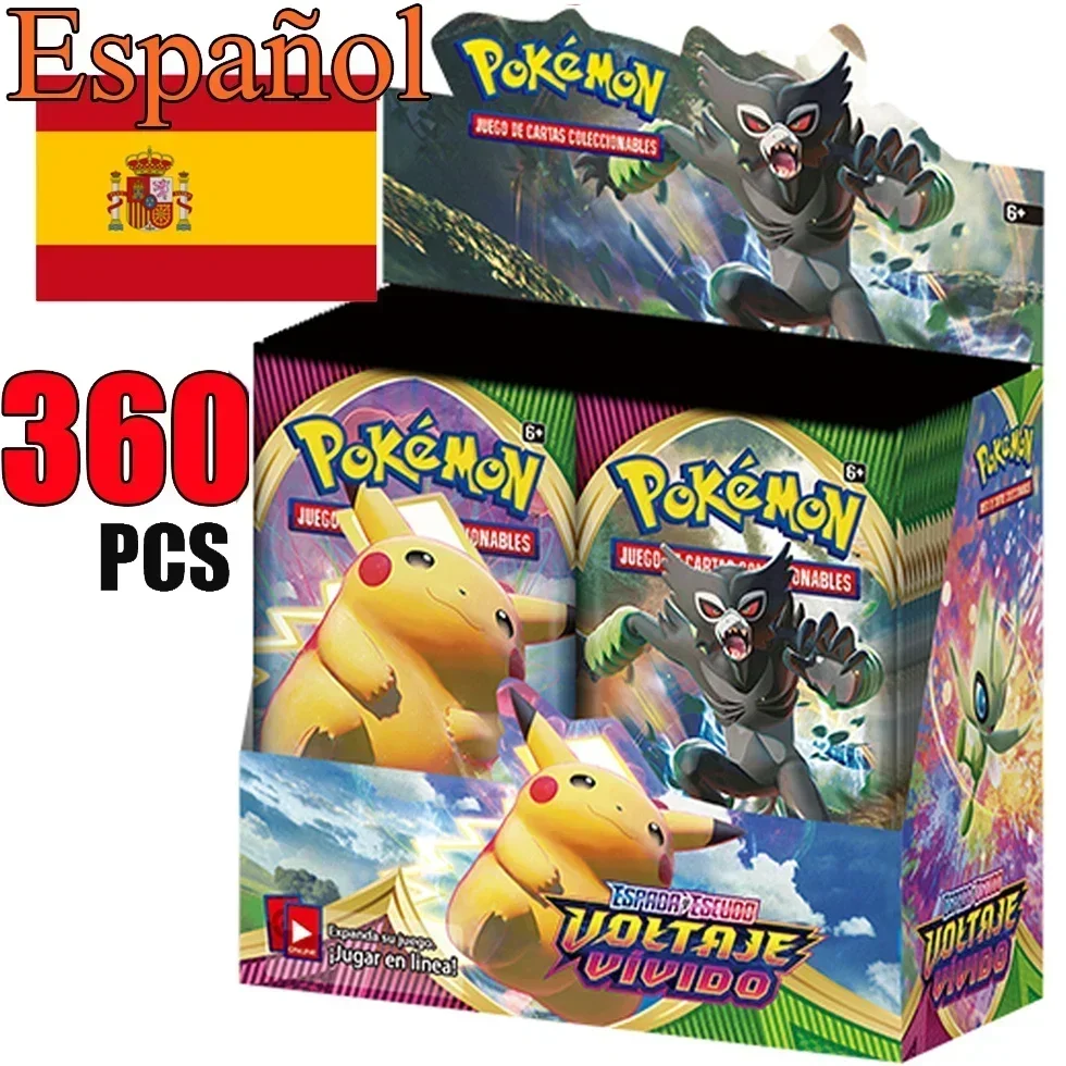 Hot Spanish Pokemoned Cards English French CROWN ZENITH SILVER TEMPEST Lost Origin Brilliant Stars Carte Pokémon Collection Toys