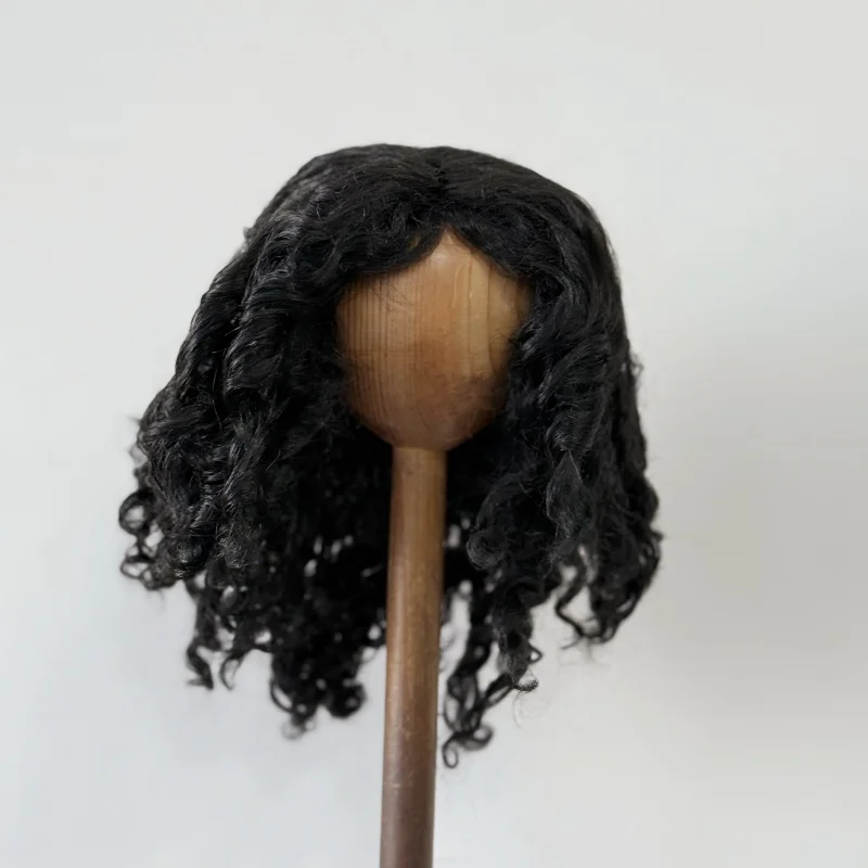 JD001 모든 사이즈 패션 곱슬 웨이브 BJD 합성 모헤어 가발 (1/6 1/4 1/3 블라이스 인형용) 도매 YOSD MSD SD 액세서리