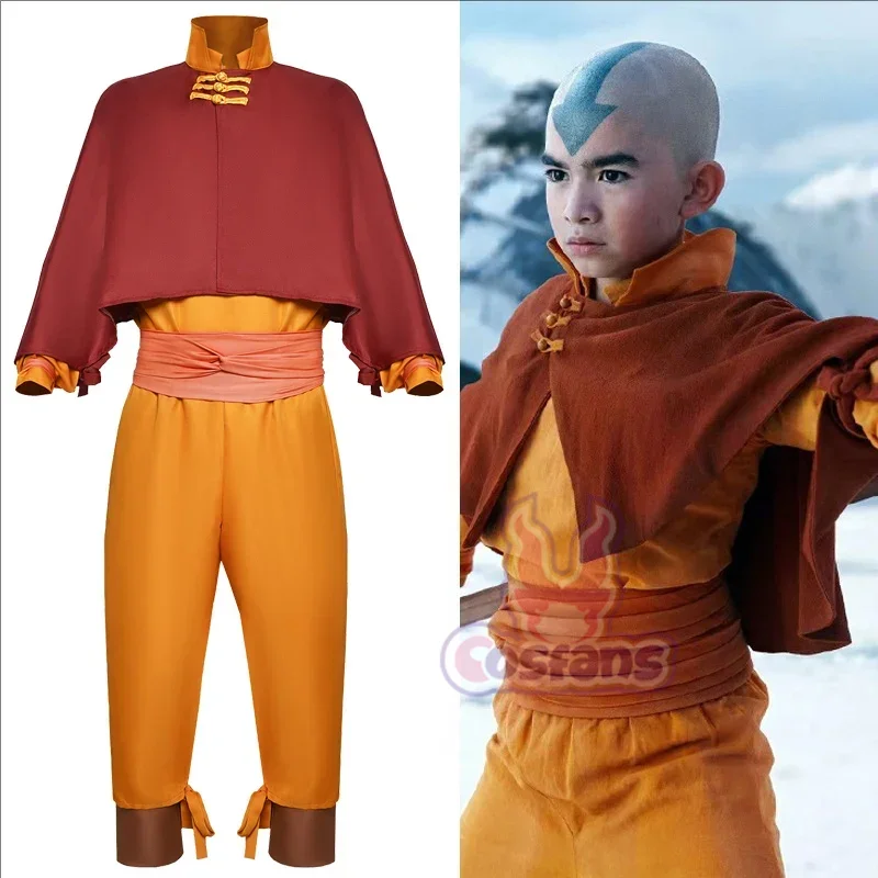 Avatar The Last Airbender Aang Cosplay Costume Editio Avatar The Last Airbender Halloween Anime Comic Con Avatar Outfits