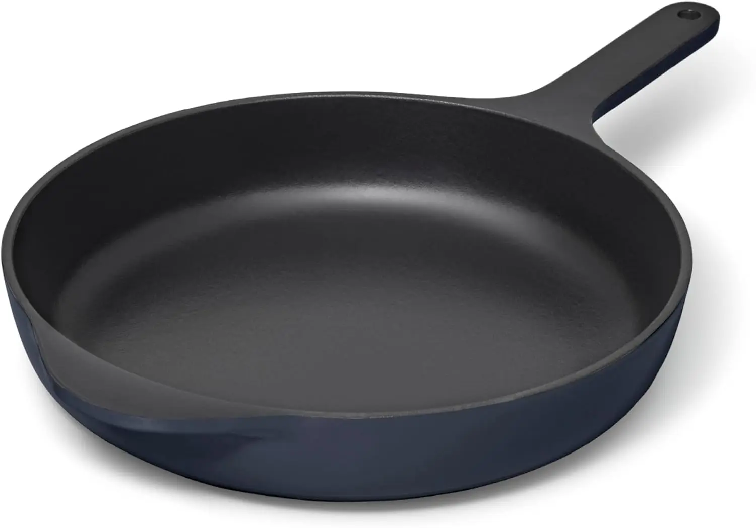 

10.5” Enameled Cast Iron Pan With 3 Layer Enamel Coating - No Seasoning Required - Compatible