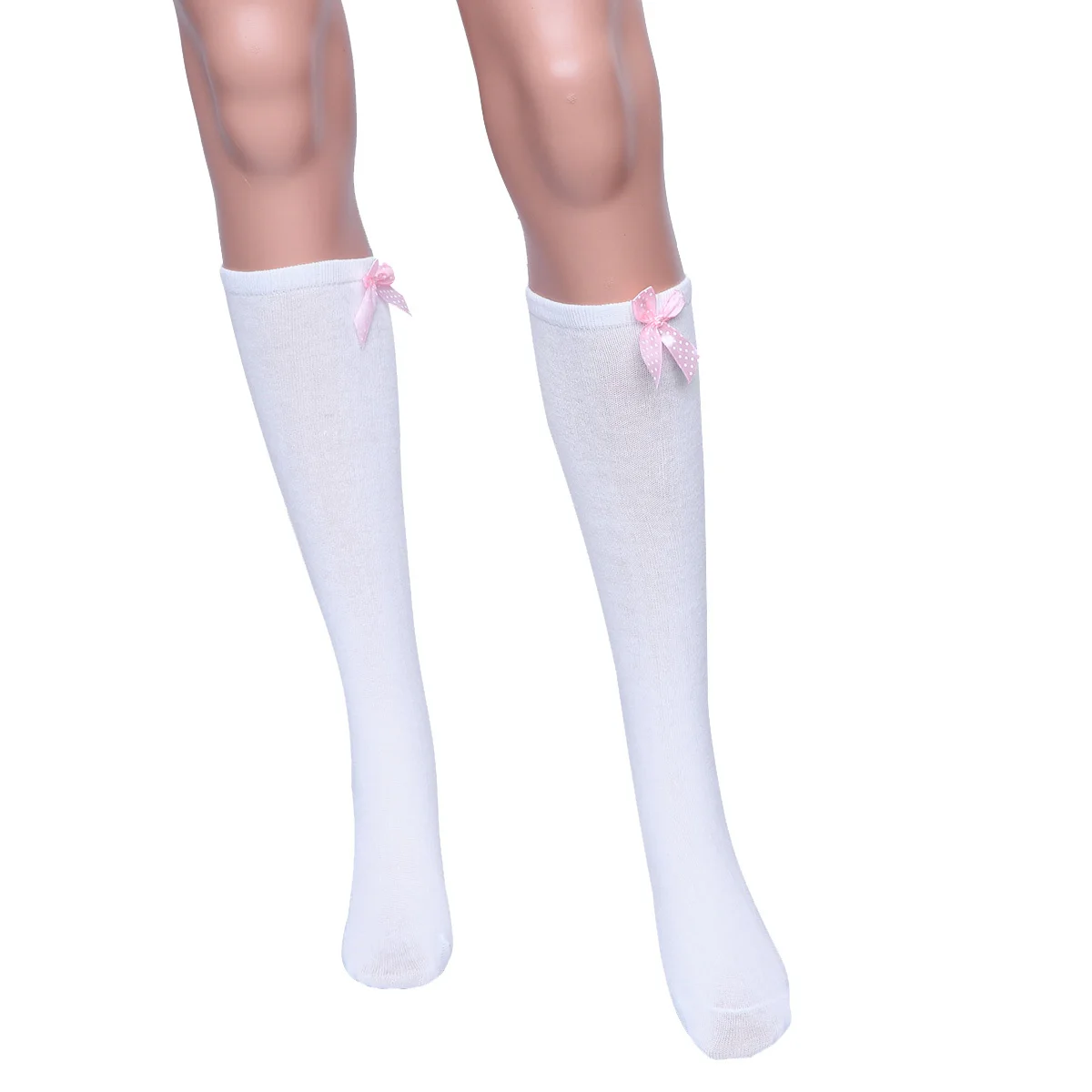 

1Pair Over The Knee Socks for Girls Soft Premium Cotton Warm Thick High Socks with Bow Detail Fashionable Look 1-8 Years Kids