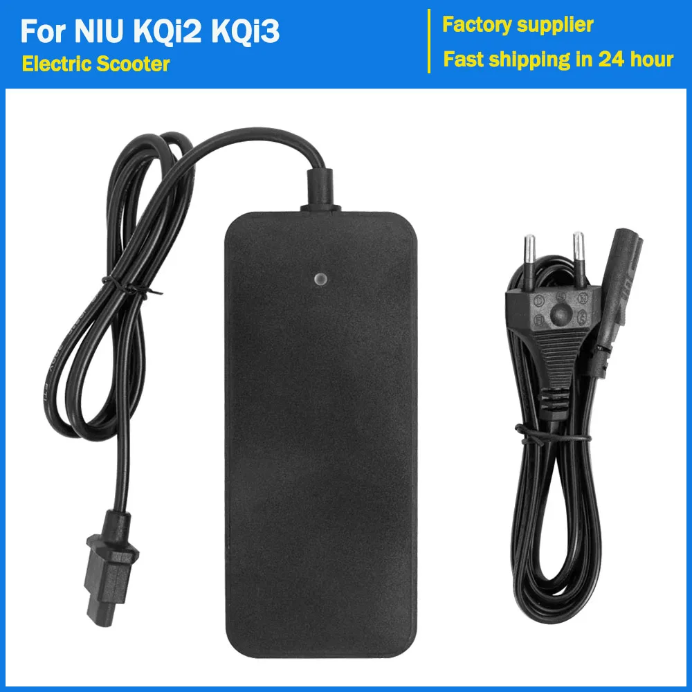 

53.5V 2A Battery Charger for NIU KQi Air/KQi3/KQi3 Pro/KQi3 Max/KQi2/KQi2 Pro Electric Scooter Ebike Charging Adapter Parts