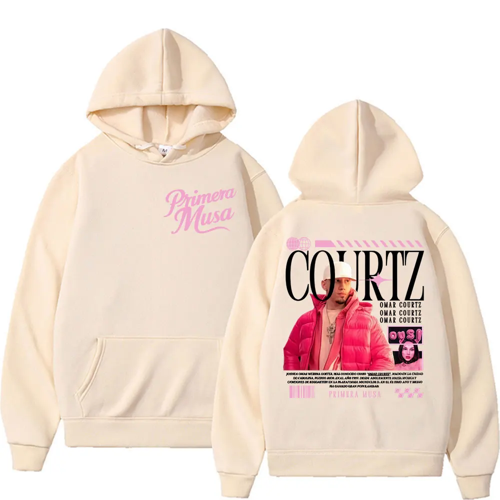 مغني الراب عمر كورتز بريميرا موسى جولة هوديي الرجال النساء الملابس أزياء خمر الشارع الشهير هوديس بلوزات عارضة طويلة الأكمام #5