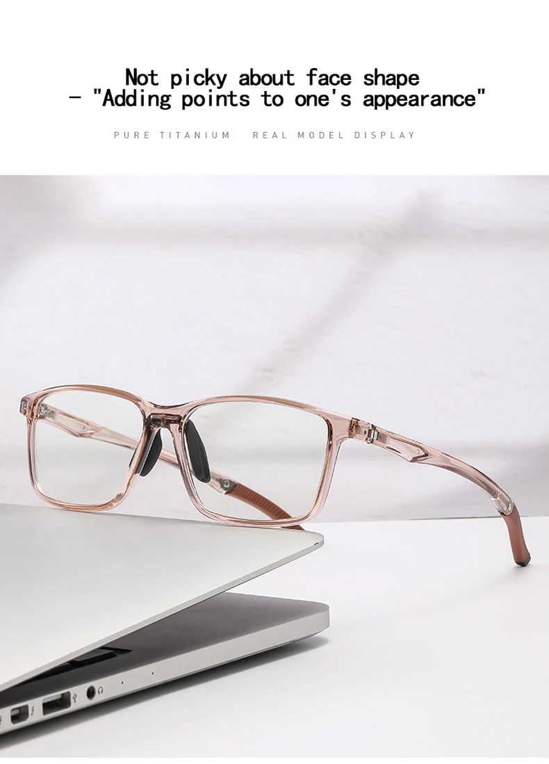 Photochrome progressive multifokale Sport-Lesebrille mit Blaulichtfilter für Nah- und Fernsicht 6065 – Detail 3