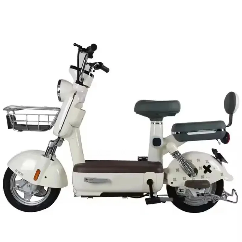 

High-end Smart Electric Bicycles Suitle For Daily Commuting In Cities, Equipped With Cargo Baskets. Direct Sales