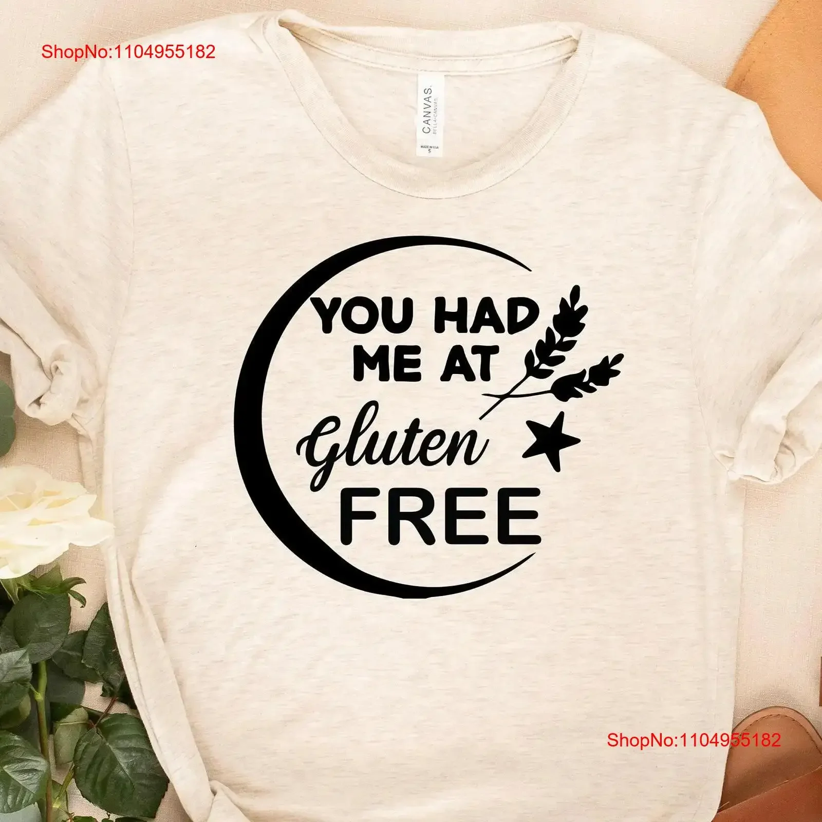 

You Had Me At Gluten Free T Shirt s Funny vintage Washed Versatile Casual Slightly homme Unisex Comfortable Stylish Stretched