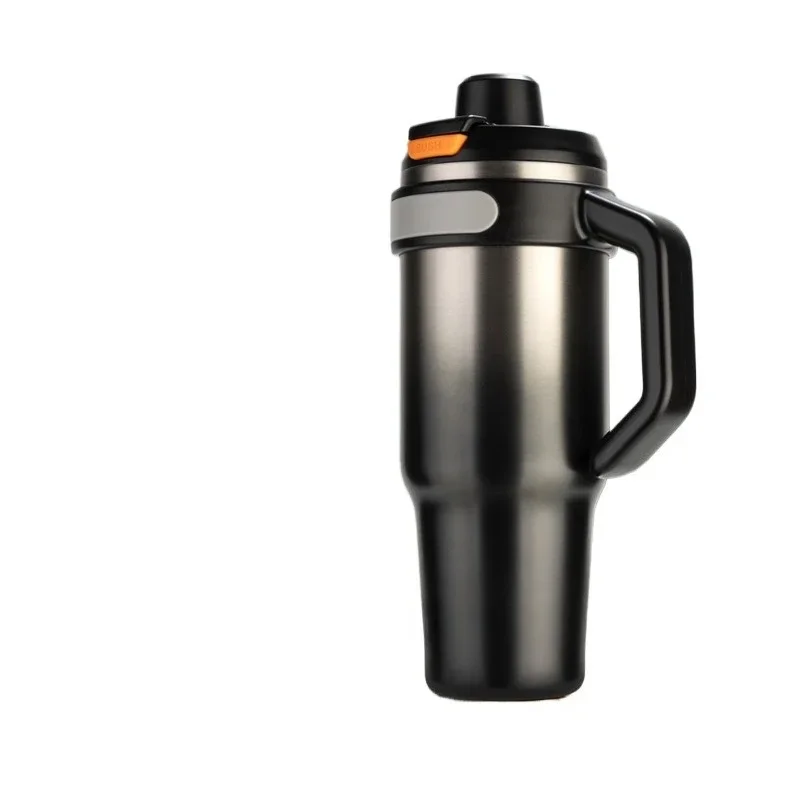 

Cold insulation ice cup Car giant thermos cup Large capacity ceramic liner water cup