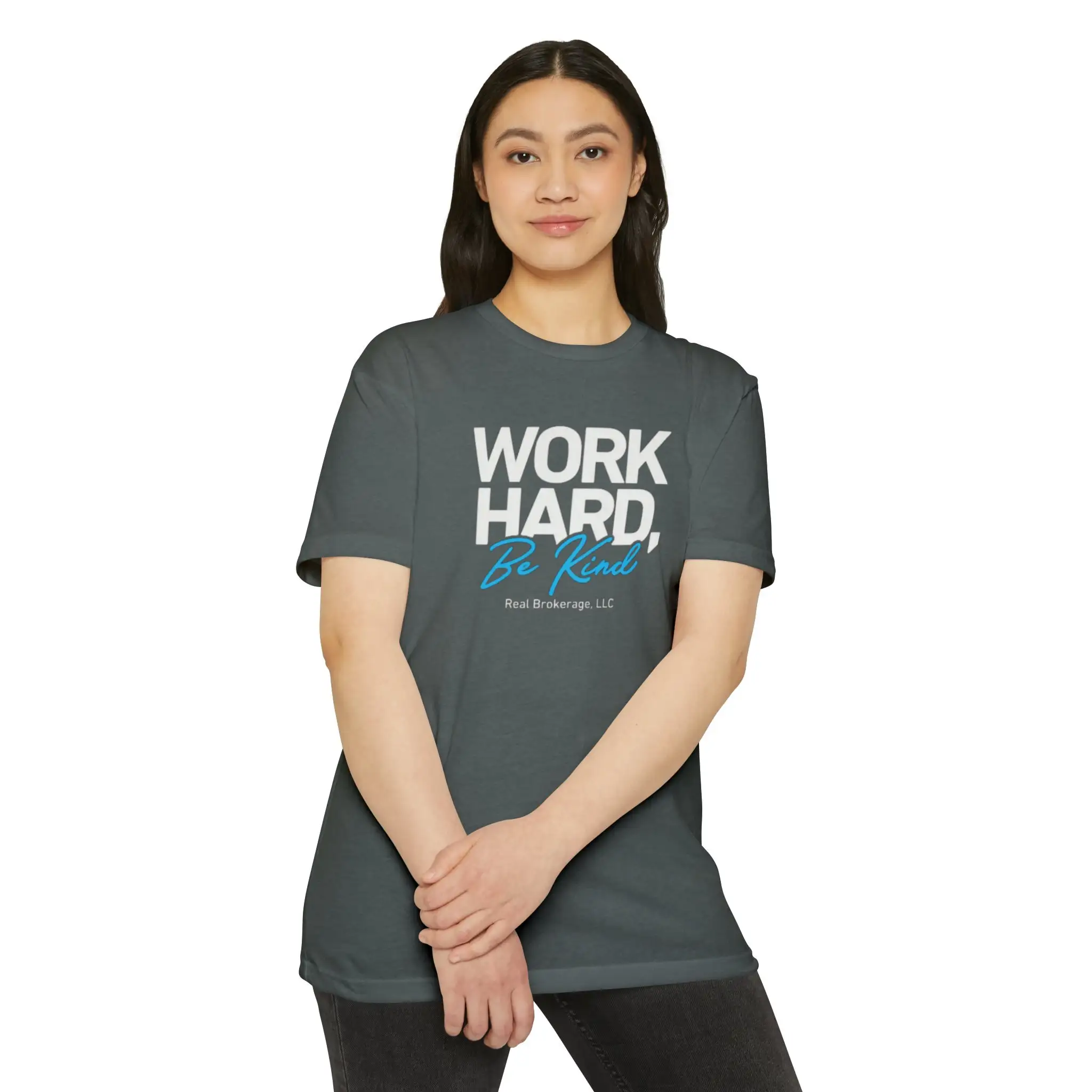 Real Broker Work Hard Be Kind Cvc Jersey T Shirt