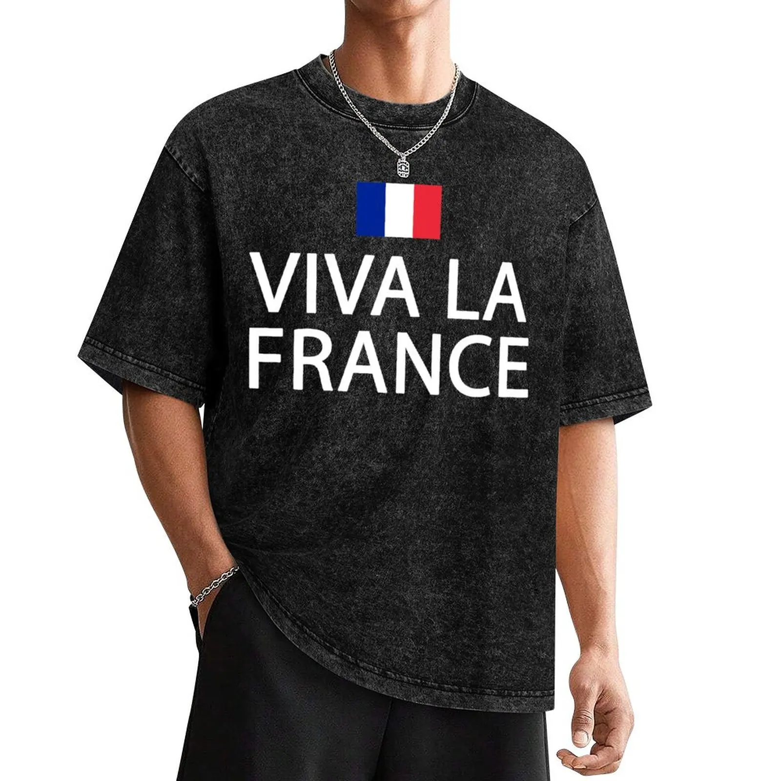 Funny French Flag - France Ancestry - Viva La France T-Shirt vintage t shirts graphic t shirts cute tops men t shirt