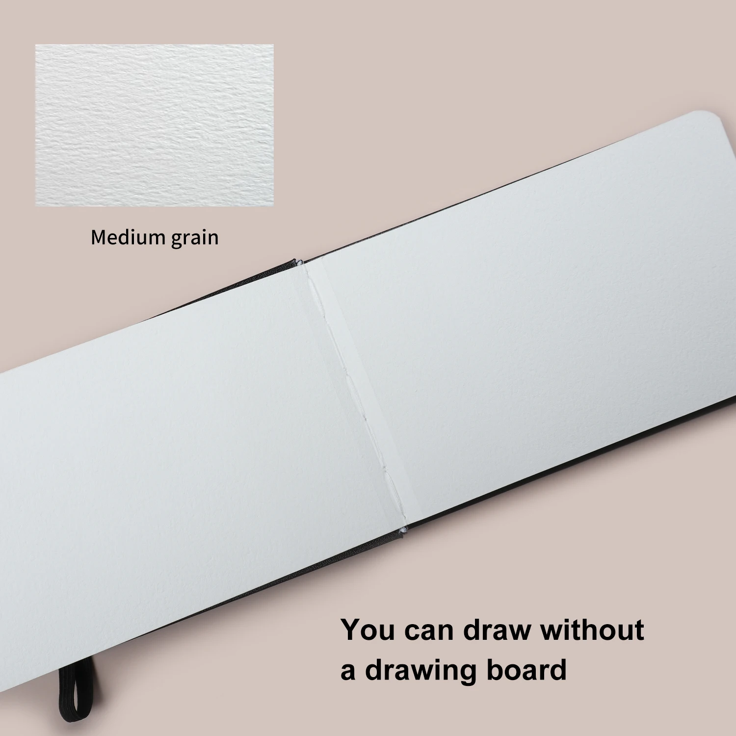 POTENZIEREN A5/A6 Aquarell Notebook 300 gr/meter 24 Blätter Reise Hand Malerei Notebook für Wasser Farbe Tagebuch Student Kunst liefert – Detail 4