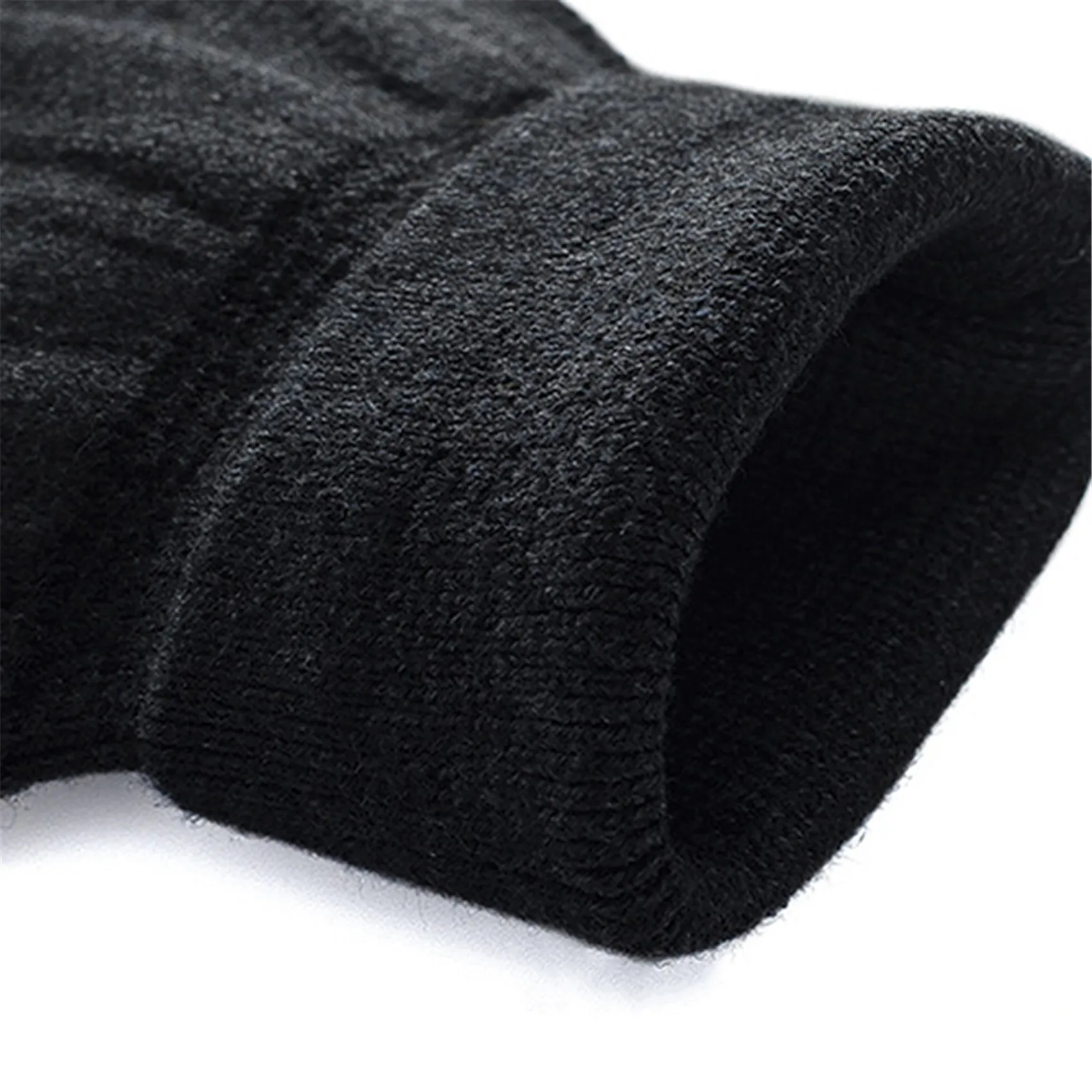 2Pcs Cashmere Pads Winter Warm Men and Women Double Thick Wool Knee Protection Plus Velvet Protective Clothing