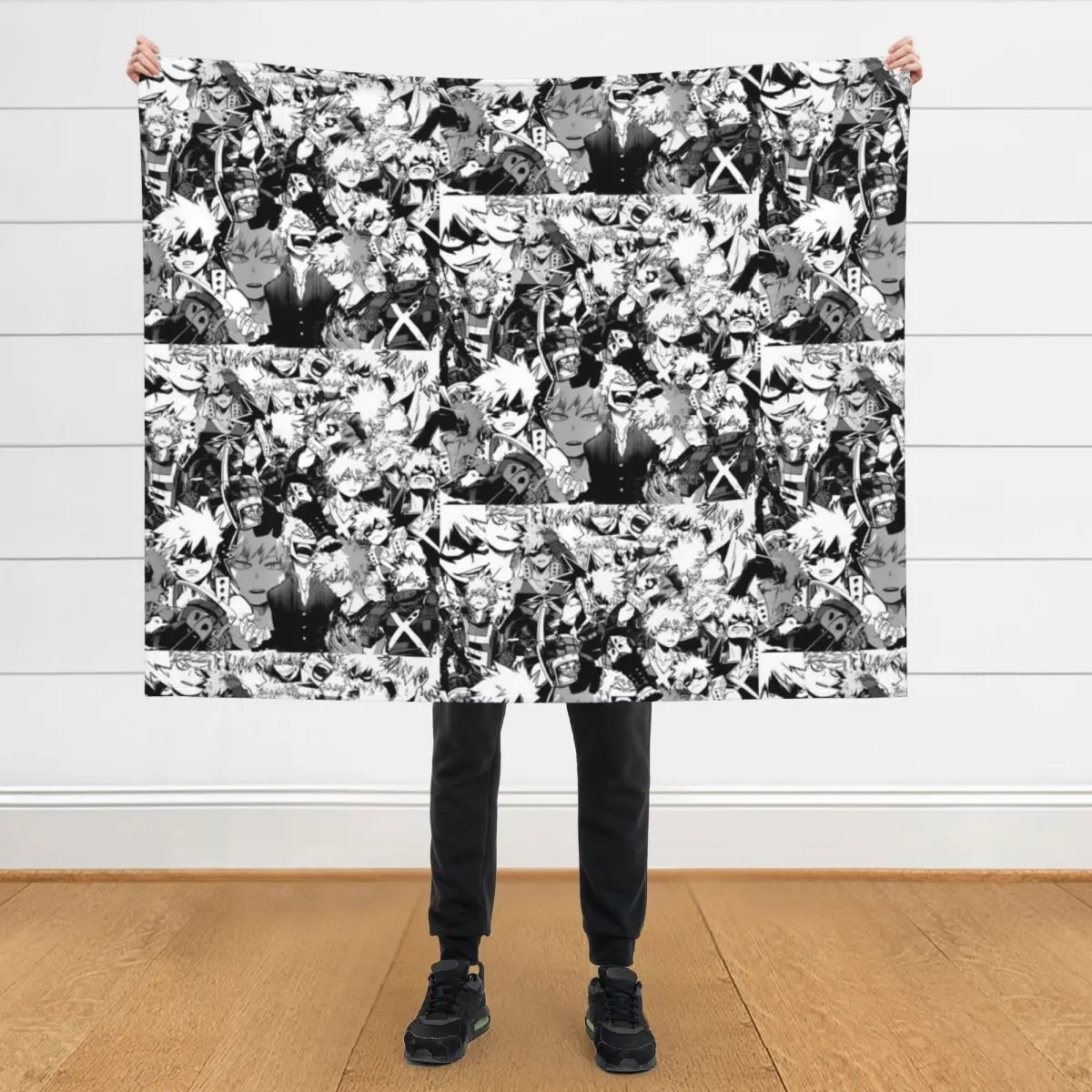 

Katsuki Bakugou Throw Blanket warm winter Winter beds Hairy Blankets