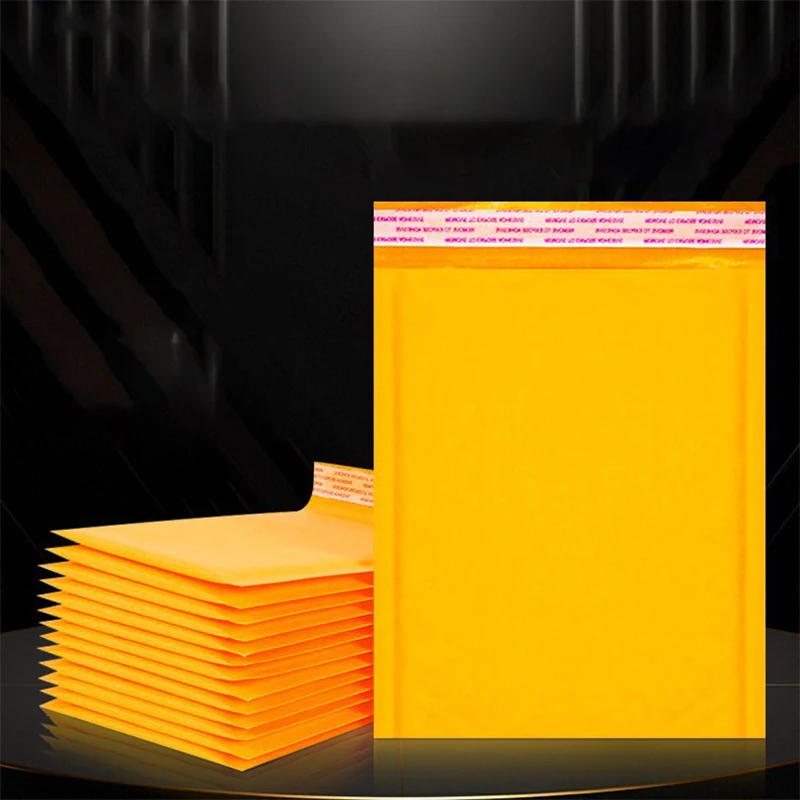 30Pcs Kraft Bubble Envelopes Thick Waterproof Self Adhesive Bubble Mailers 18x23cm/20x25cm Shockproof Mailing Bags