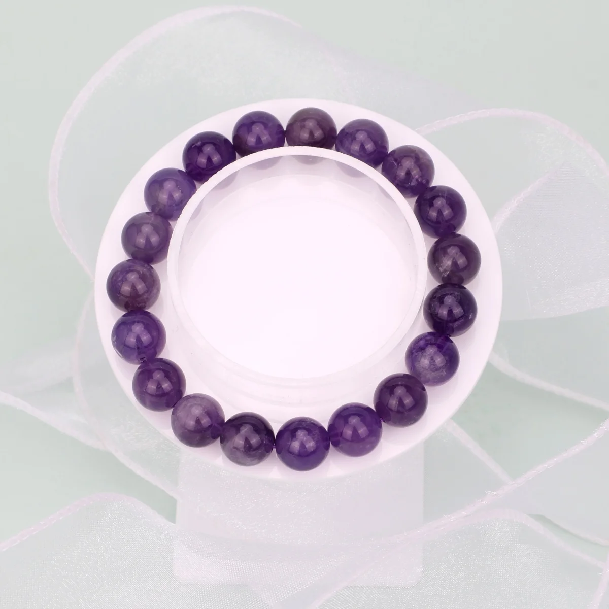 6/8/10/12 مللي متر الطبيعية روز كوارتز سوار كلاسيكي بسيط موضة النساء حفلة ملابس يومية مجوهرات زوجين جيدة هدية سوار مُزين بالخرز