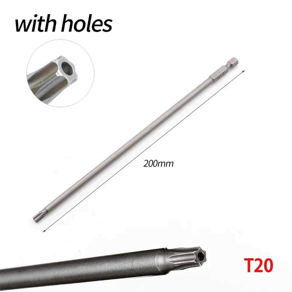 جوفاء مفك براغي Torxss بت عرافة عرقوب T8-T40 أدوات الحفر الكهربائية عرافة عرقوب ملحقات الطاقة أدوات السلامة مقاومة للعبث