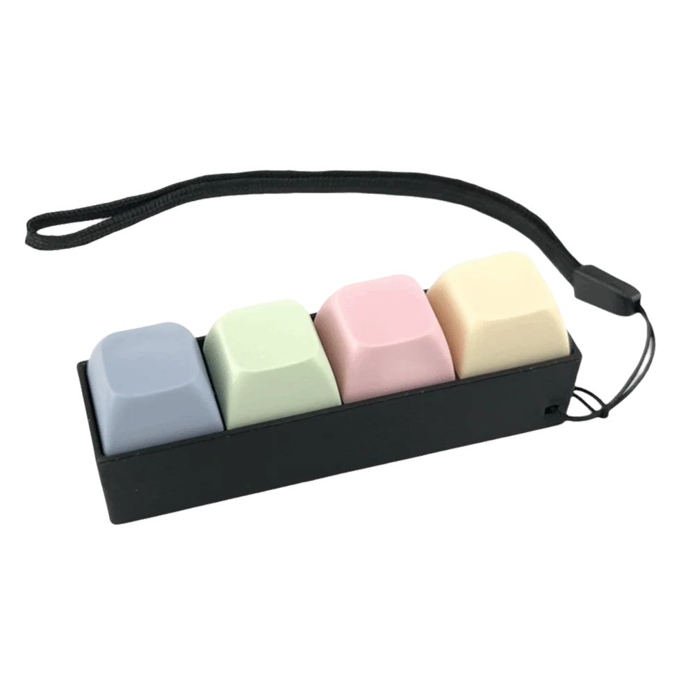 

Расслабляющая 2/3/4 клавиши, клавиатура на палец, колпачок для снятия стресса, декомпрессионная игрушка, гаджет, игрушка-кликер для взрослых