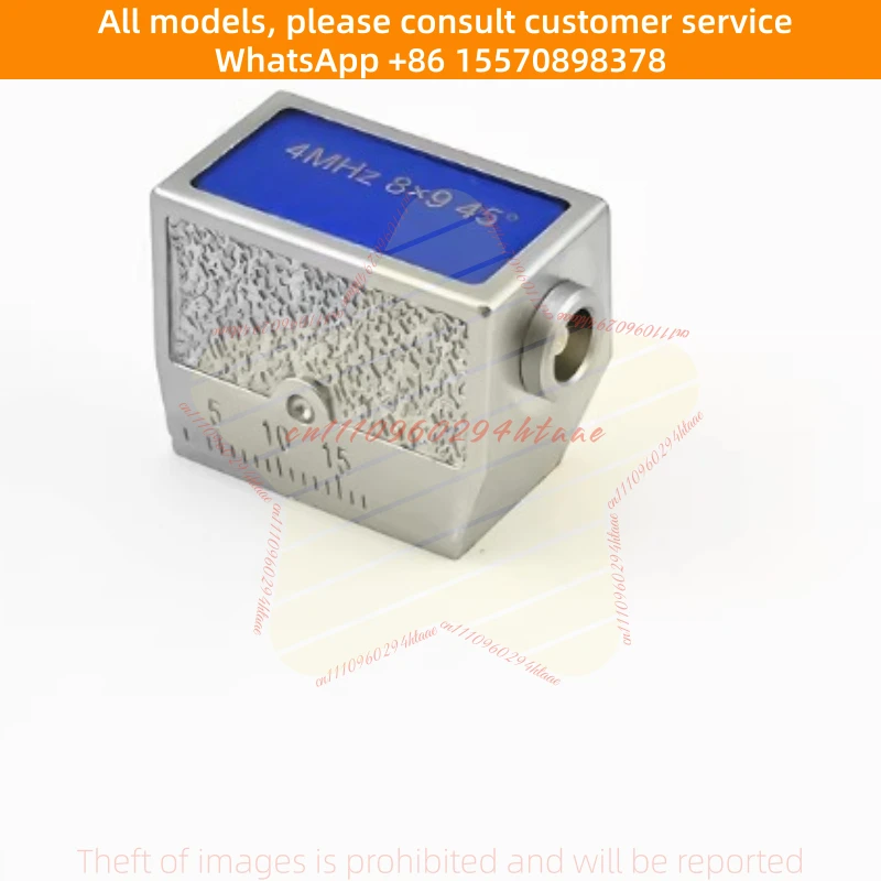 4MHz 8x9mm 45/60/70 Degree Angle Beam Probe Transducer for Ultrasonic Flaw Detector Ultrasonic Angle Probe