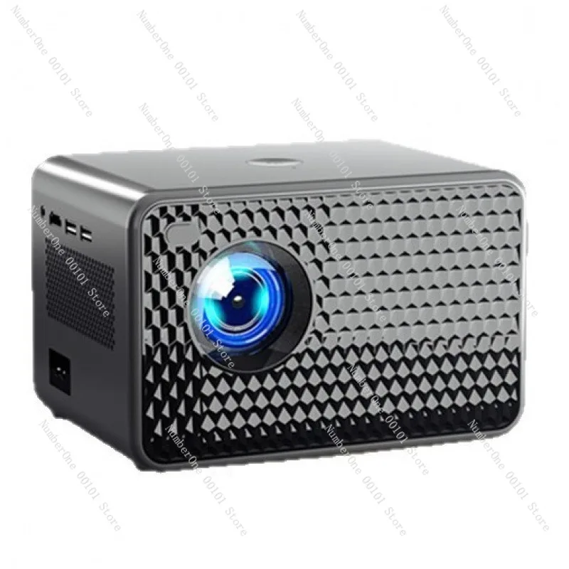 

Ultra HD Mini Home Projector Portable Bedroom Family Theater for Student Dorm Smartphone Screen Mirroring White Wall Projection