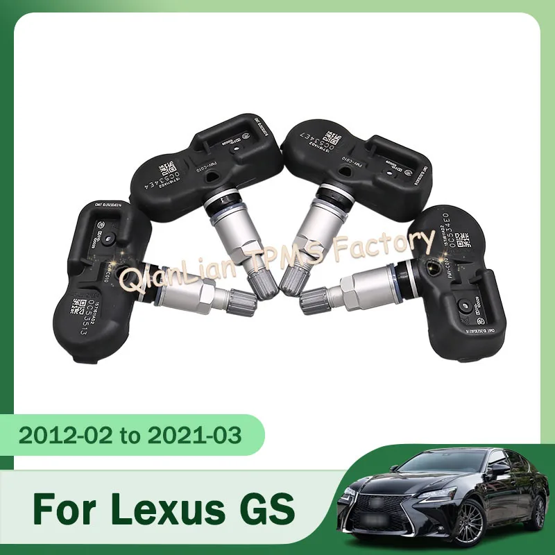 

4pcs PMV-C010 TPMS Tire Pressure Monitor System For Lexus GS IS NX LS RC Tyre Pressure Sensor 315HMz PMVC010