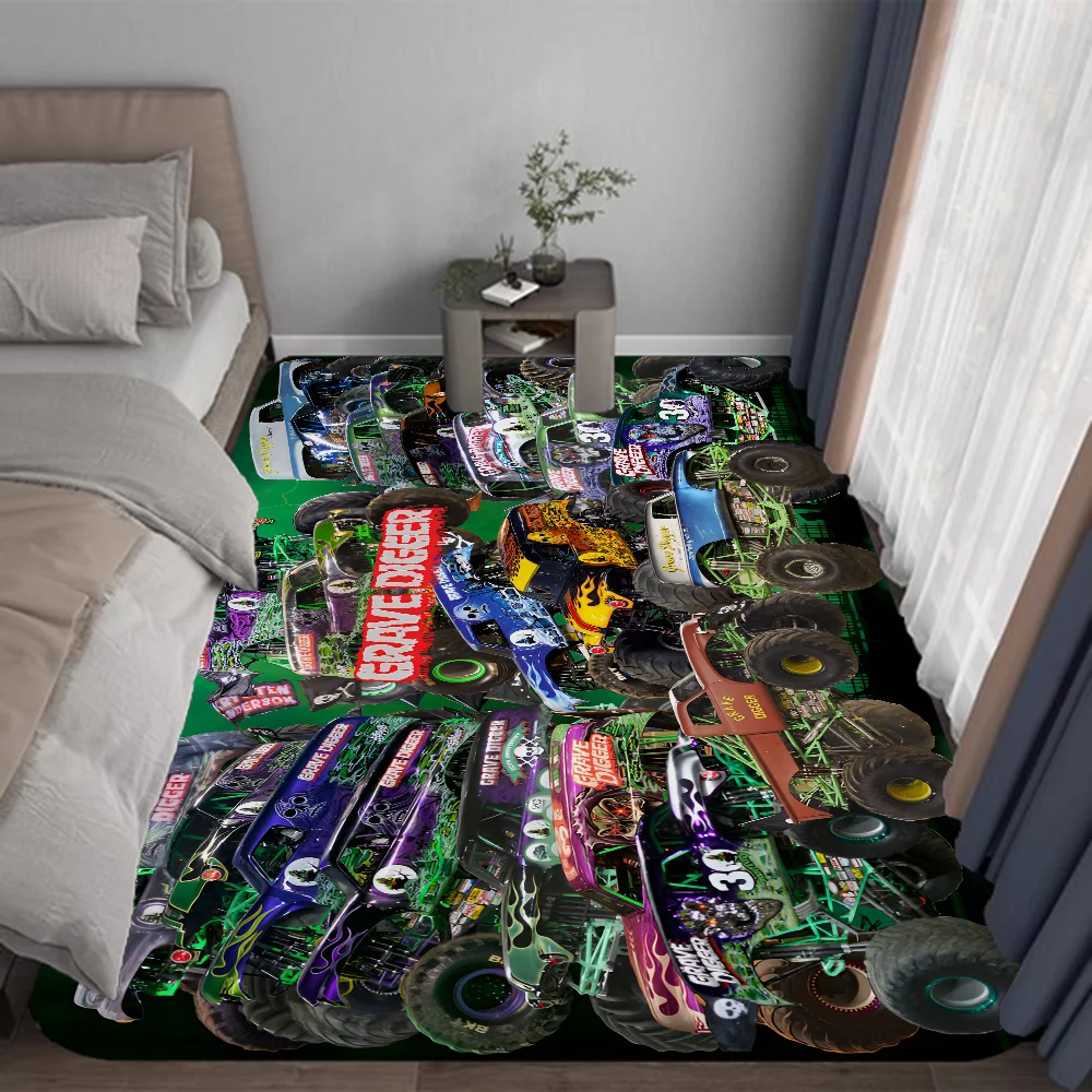 Alfombra para puerta de entrada de monstruo de dibujos animados, lavable, antideslizante, para sala de estar, sofá, sillas, Alfombra de cocina